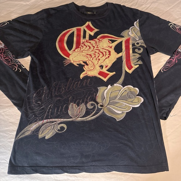 Christian Audigier Other - Christian Audigier Graphic Long Sleeve Shirt